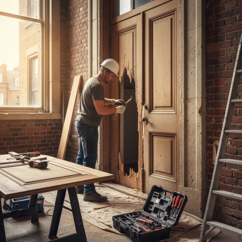 Entrance Door Repair in Conroe, TX
